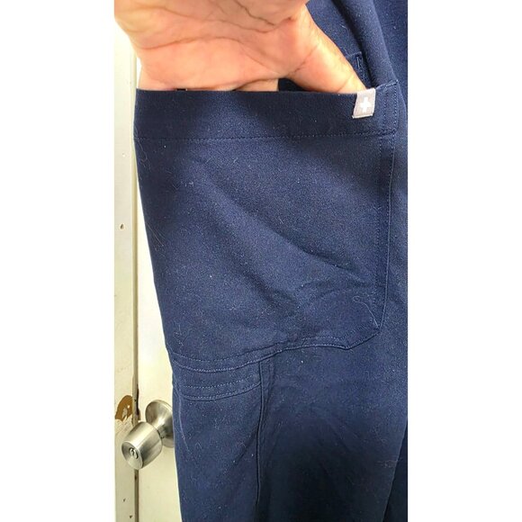 Figs Navy Blue Scrub Pants With Drawstring & Pockets Women Size XS/P - Picture 4 of 7